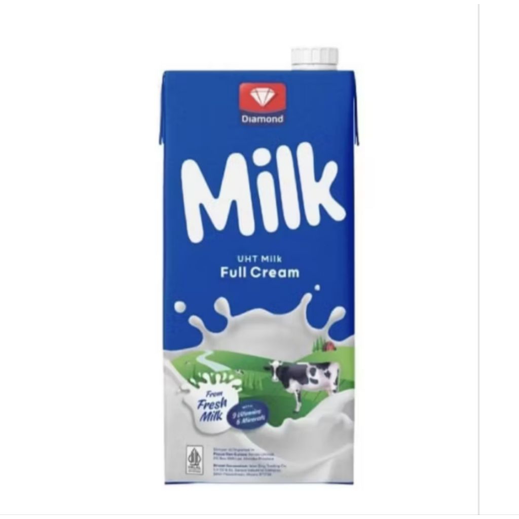

Susu UHT Diamond Full Cream 1 Liter 1 Dus