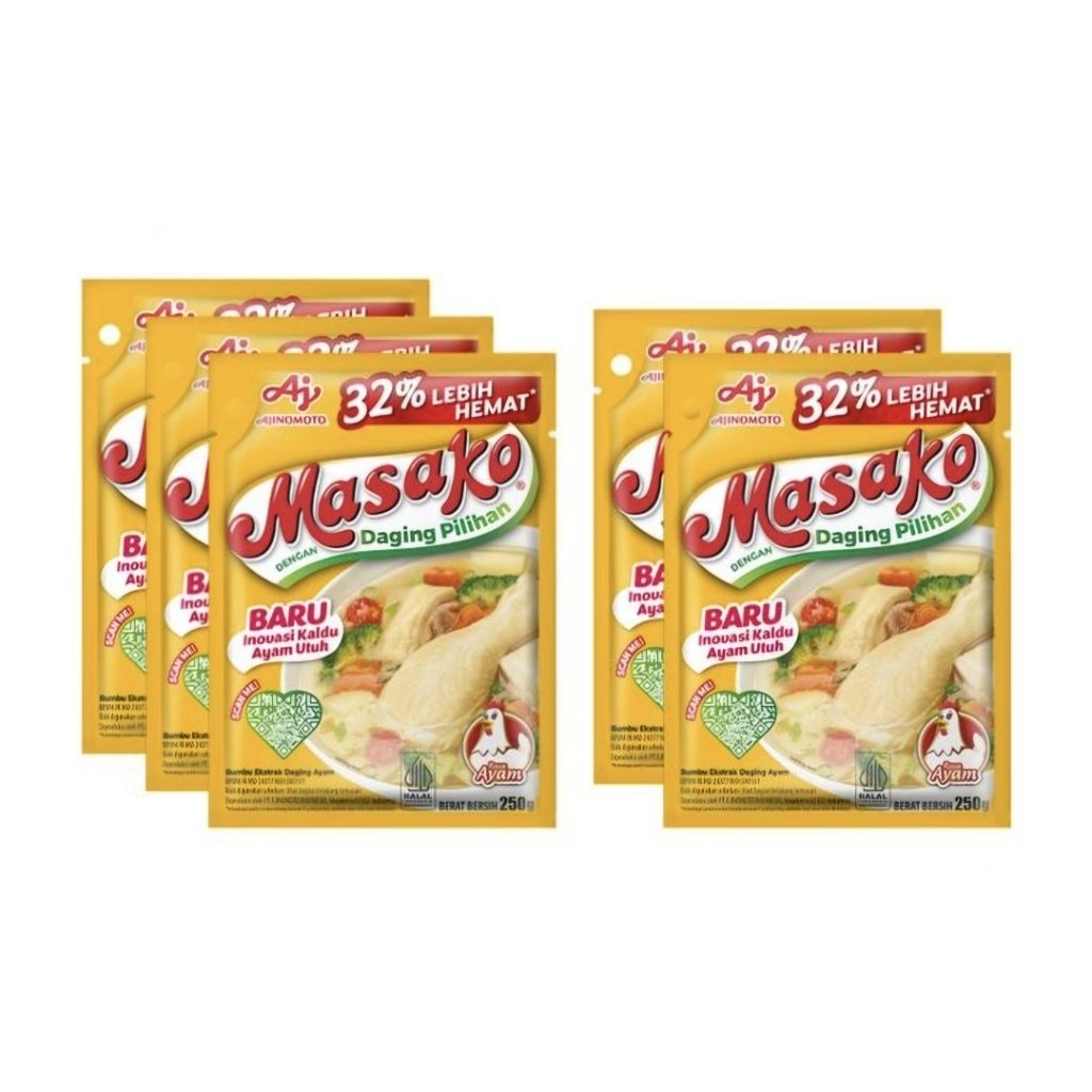 

BUMBU KALDU AYAM MASAKO AJINOMOTO 5 BUNGKUS 250 GRAM