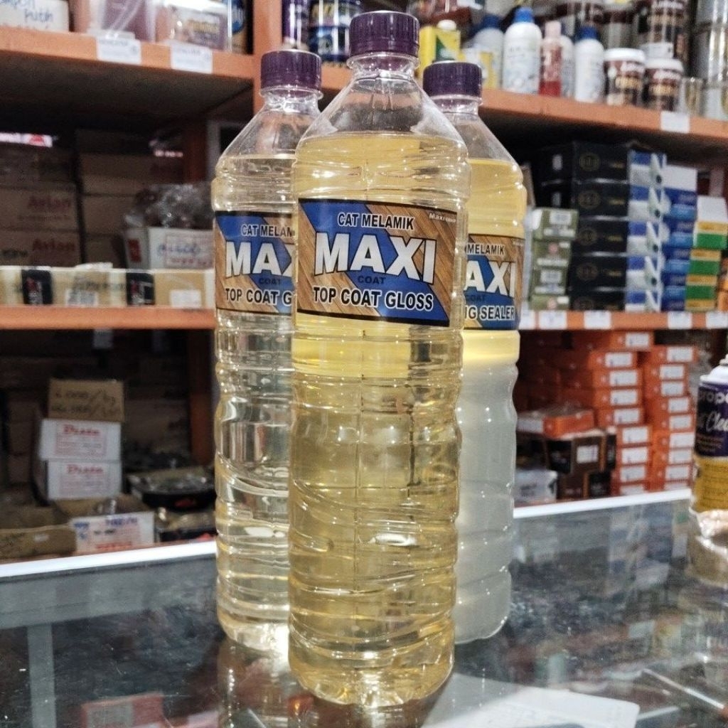 Maxi Melamine/Melamin sanding /Sanding sealer/Clear gloss/Clear doff kemasan 1,5 lt