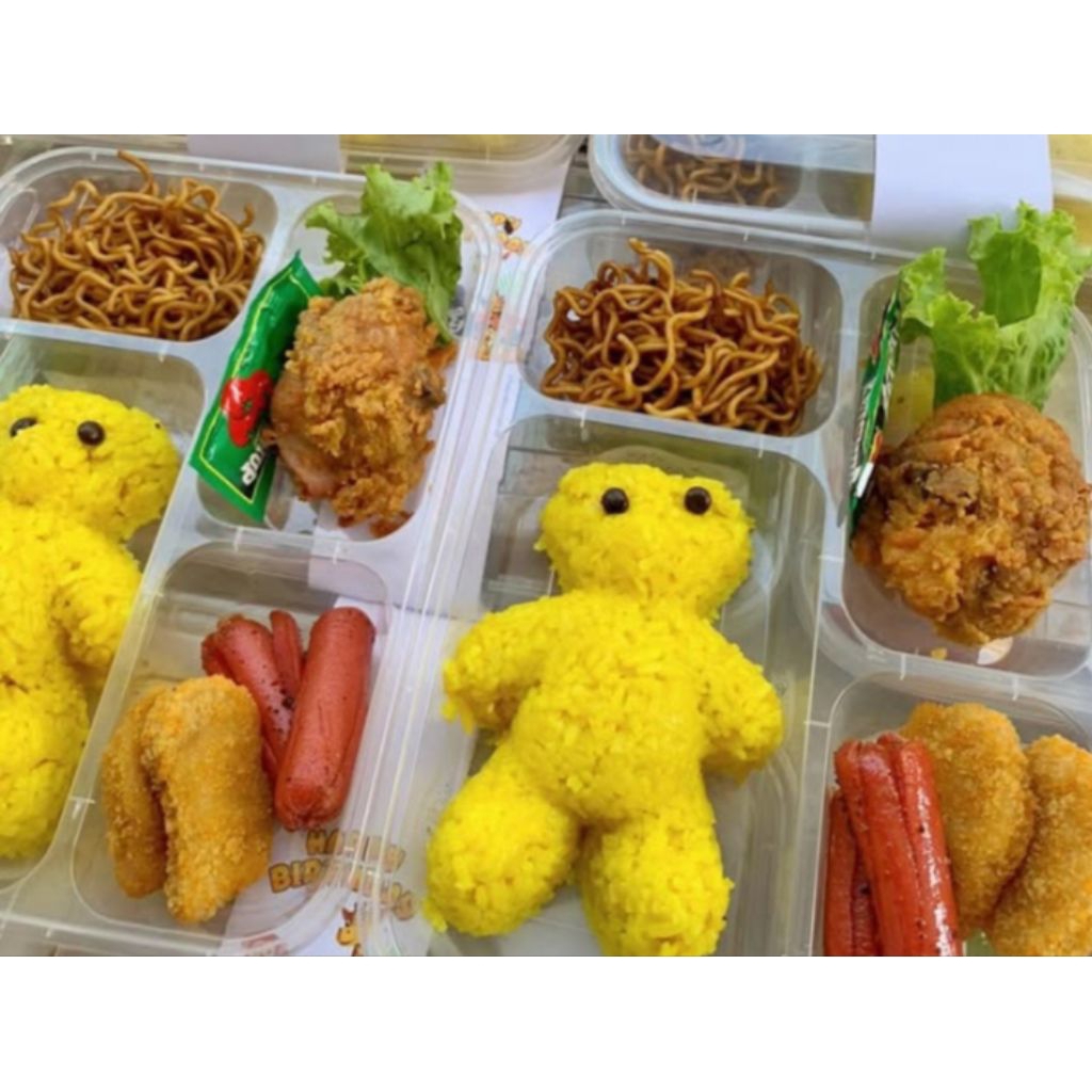 nasi kuning bento thinwall anak