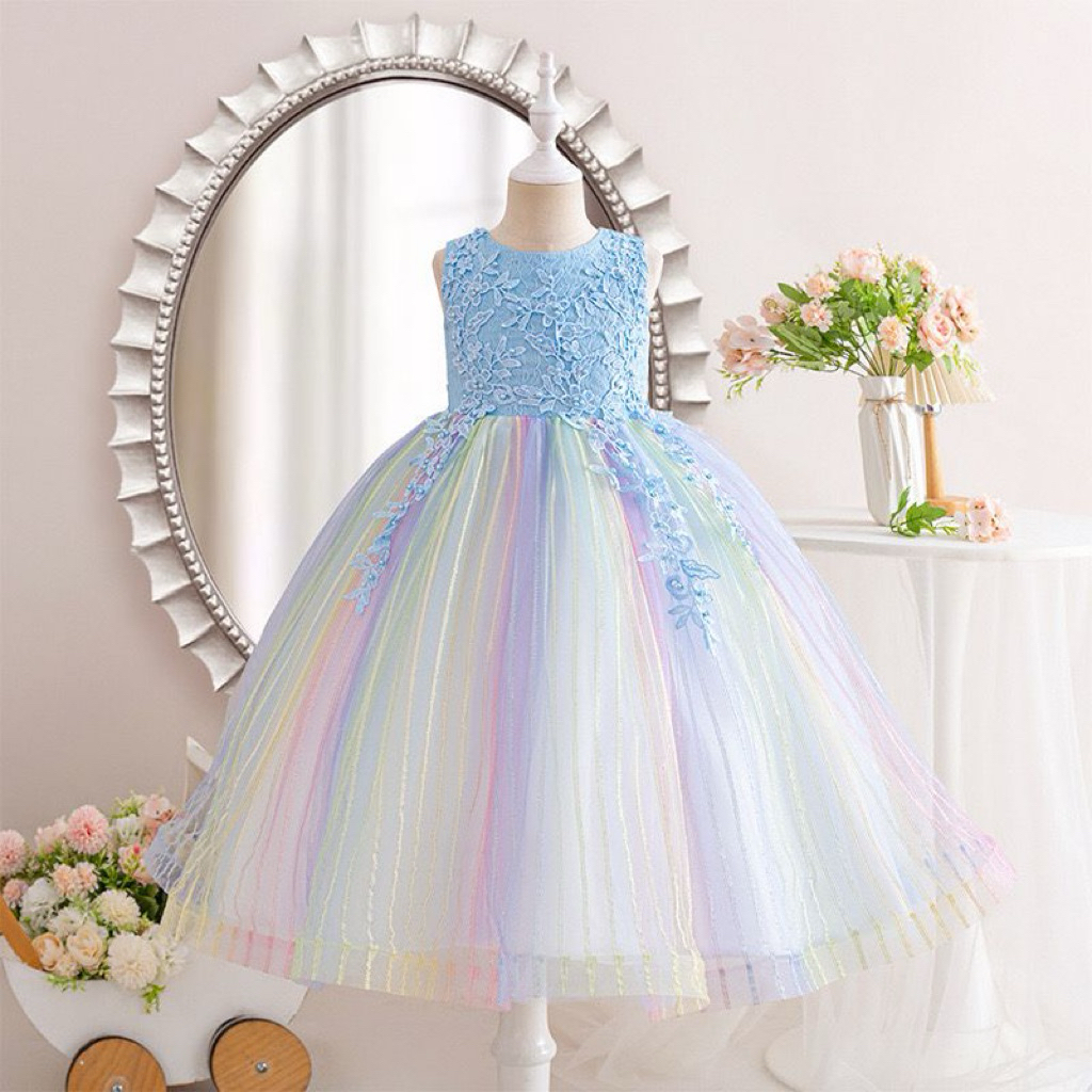 Gaun Anak Perempuan Import | Dress Anak Perempuan Import | Gaun Princess Anak Perempuan | Gaun Barbi