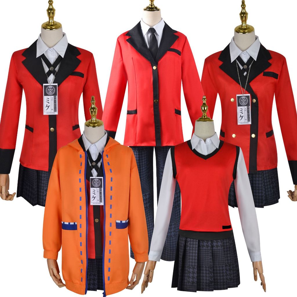 Kakegurui cosplay Jabami Yumeko Momobami Kirari Suzui Ryota Ikishima Midari Yomotsuki Runa cosplay c