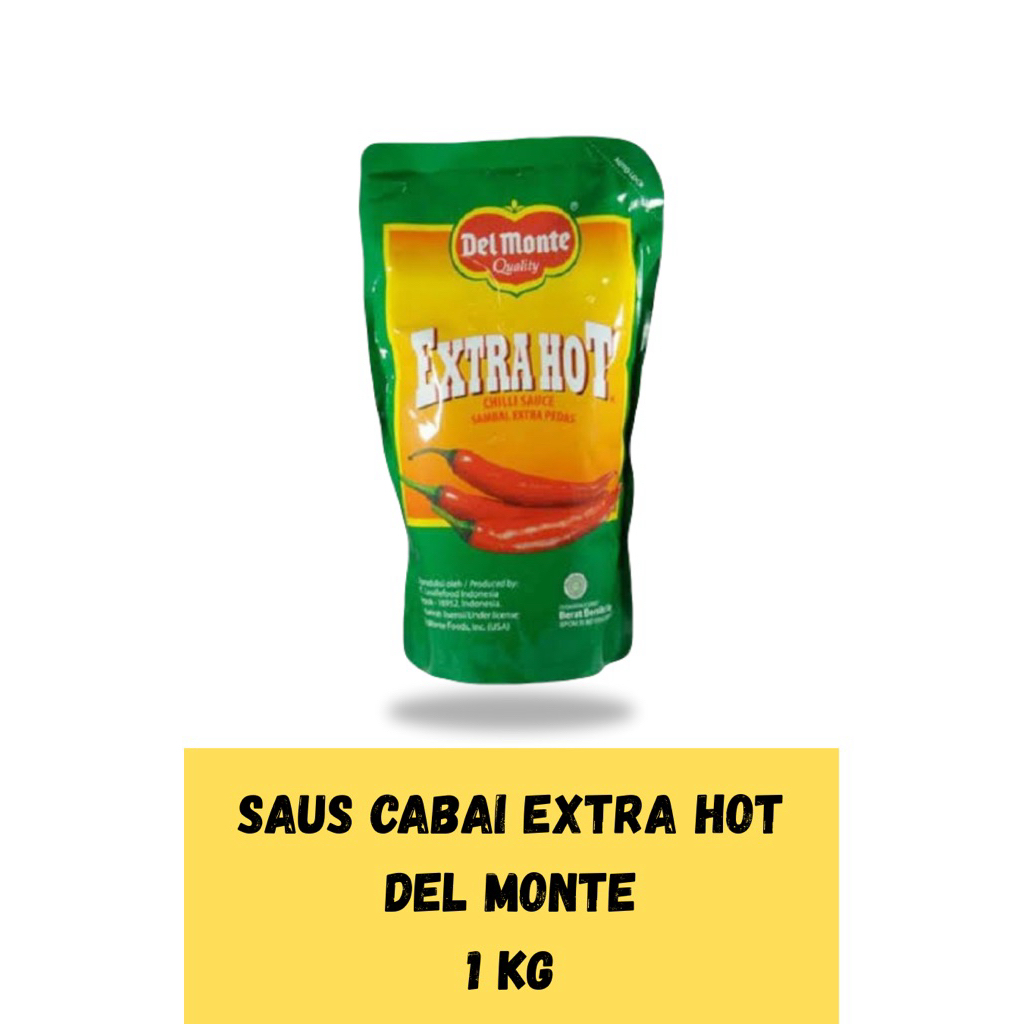 

Saus Cabai Extra Hot Del Monte 1 Kilogram