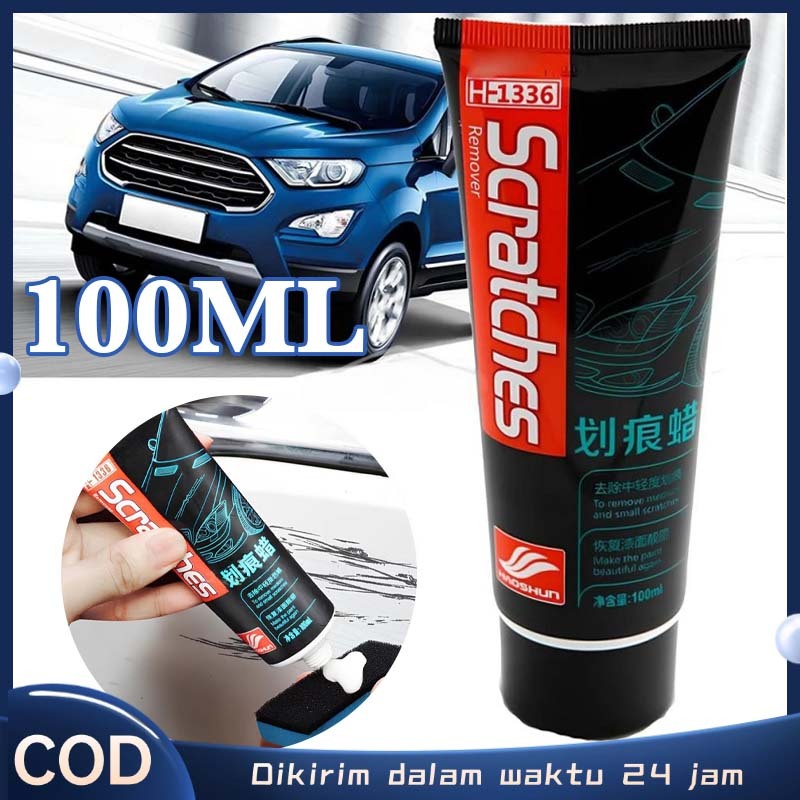 100g Rubbing Compound Mobil Merah Kit Rubbing Compound Kompon Body Motor Penghilang Baret Kompon Pol