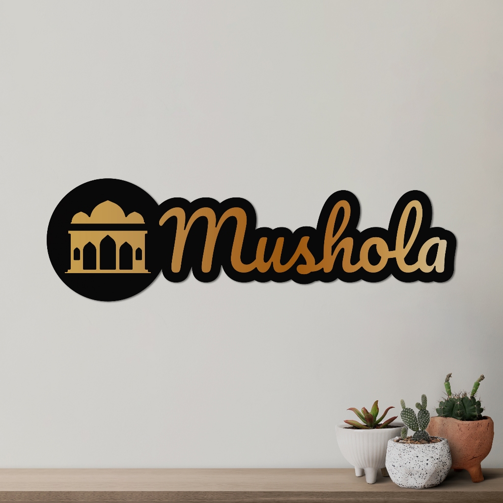 

Papan Tanda Mushola – Desain Minimalis, Jelas, Siap Pasang