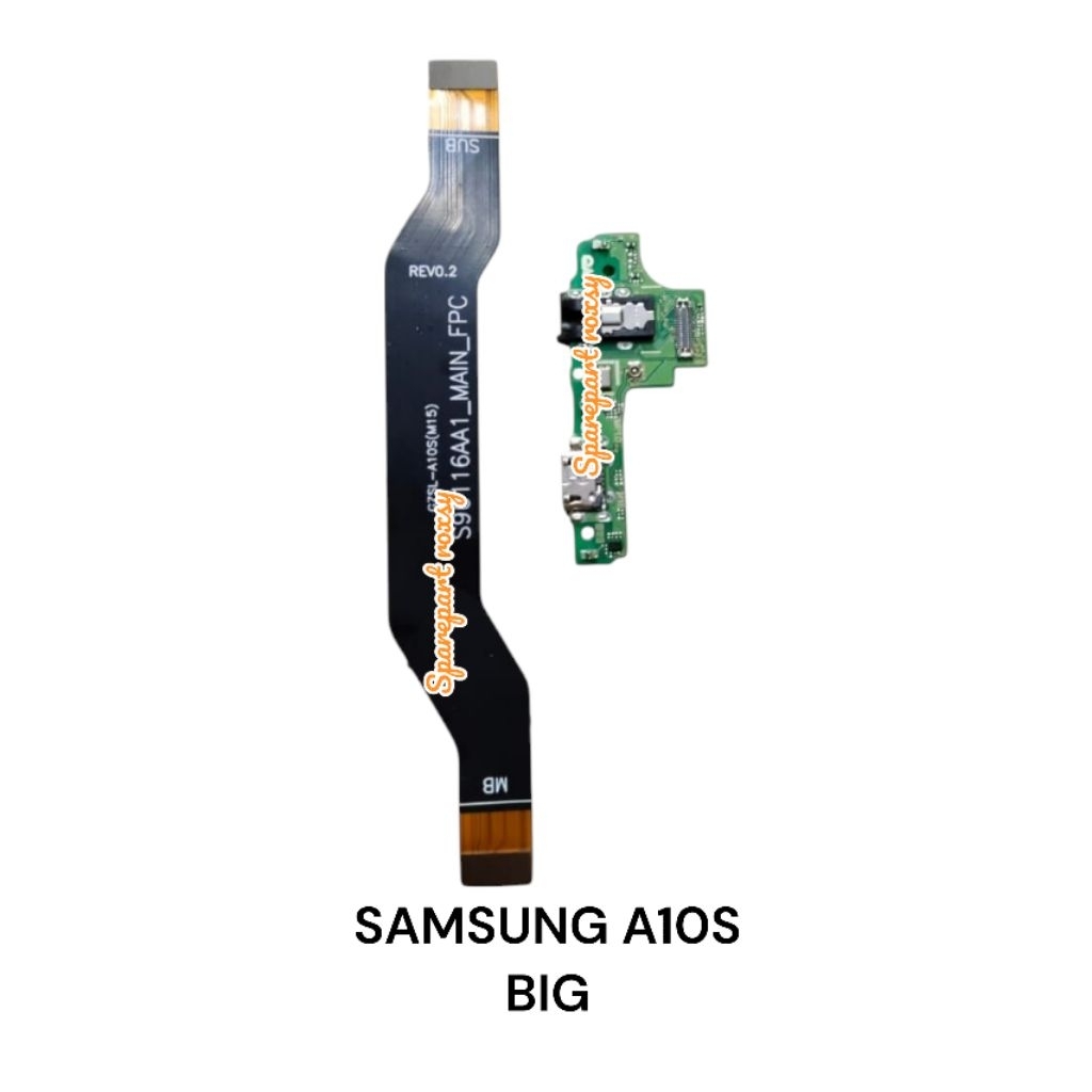 FLEXIBEL CHARGER SAMSUNG A10S BIG PAPAN CAS FULLSET IC + FLEXIBEL BOARD SAMSUNG A10S BIG SATU SET