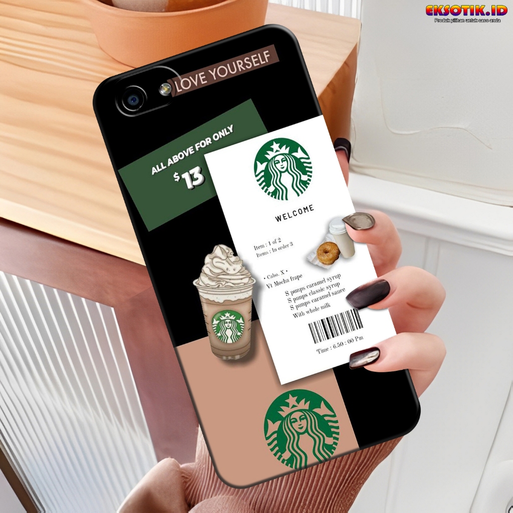 Case OPPO F1S- Eksotik.id - Casing  OPPO F1S - Case STARBUCK - Skin Handphone - Silikon  OPPO F1S - 