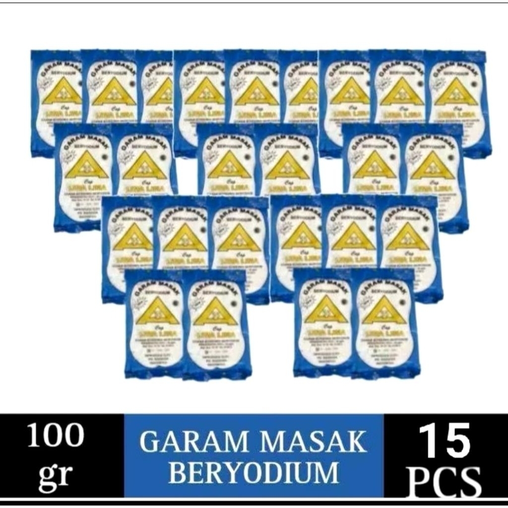

Garam Masak Beryodium 15 pack Penyedap Bumbu Masakan Kemasan Ekonomis