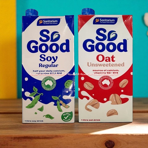 

Sanitarium 1L So Good Soy Regular Oat Soys Milk Soy Regular Sani Tarium Sogood Susu UHT Susu Kedelai Siap Minum Soybean Milks 1Lite