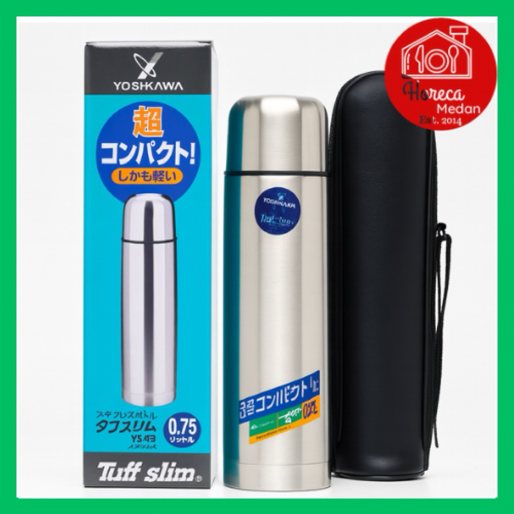Thermos panas / termos air panas stainless steel yoshikawa 350 - 1000 ml