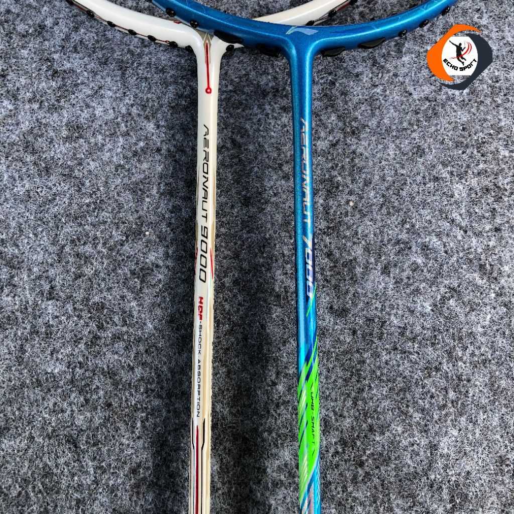 BEST SELLER RAKET BADMINTON LINING AERONAUT 7000 & 9000 32LBS TERBARU SIAP PAKAI BONUS TAS DAN GRIP