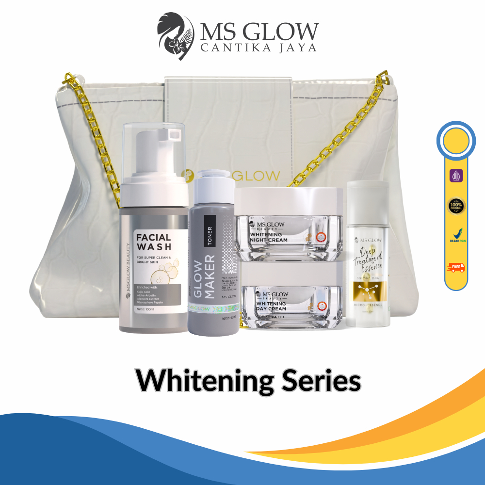 PAKET WHITENING SERIES 1 | BOOSTER SERIES  isi 5 MS GLOW ORIGINAL BPOM