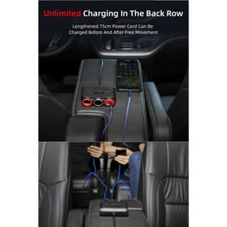 Socket Lighter Car Extension Adapter 120w Universal 803
