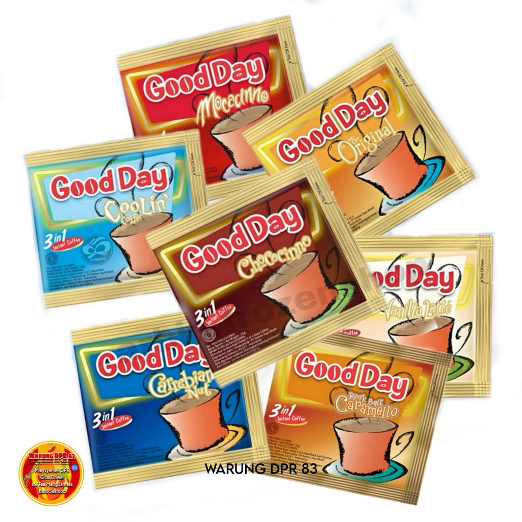 

Good Day 3 in 1 kopi instant sachet 20 gram