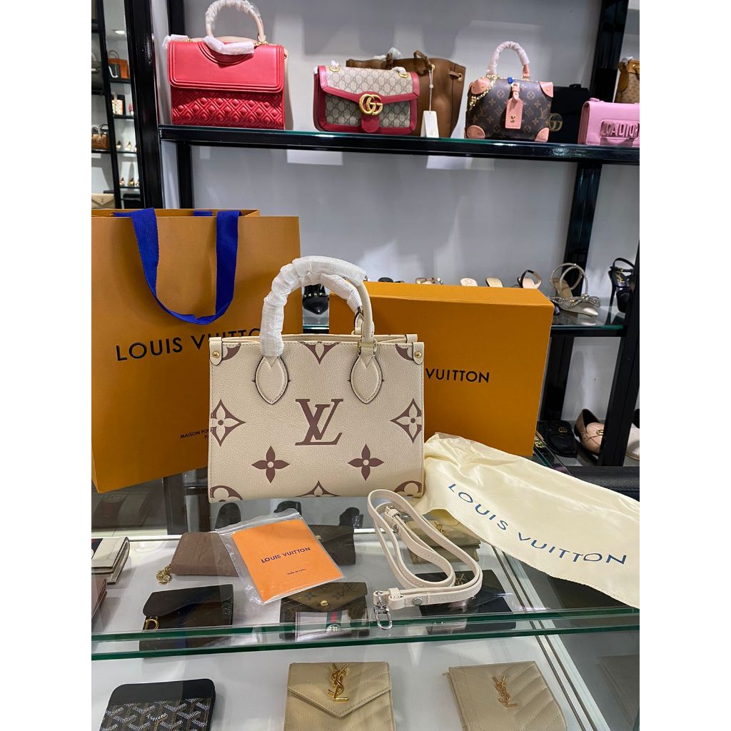 tas selempang wanita tas bahu tas jinjing tas  Small Onthego SUPER Mirror Quality vvip 45659