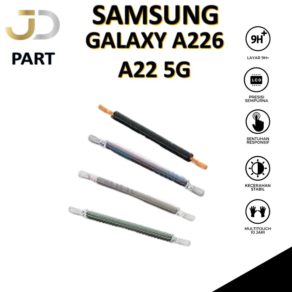 TOMBOL LUAR VOLUME SAMSUNG GALAXY A226 / A22 5G ORIGINAL