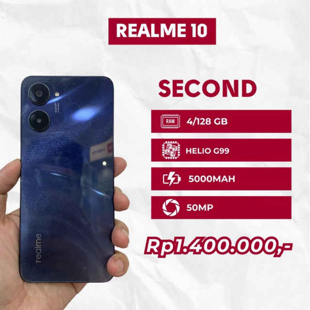 Realme 10 4/128 Gb Second