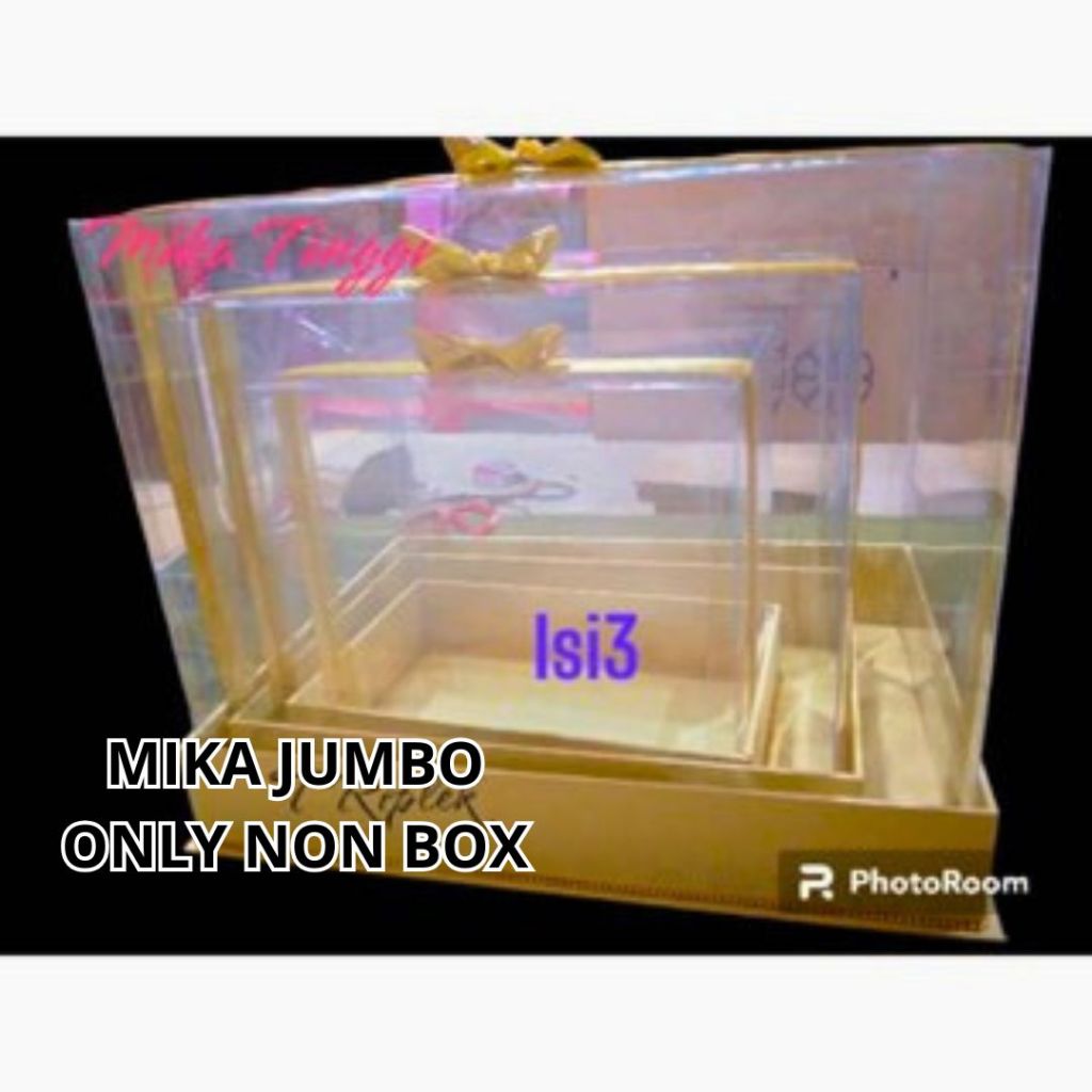 

Mika only non box 3 pcs Full Set Kekinian dan elegan tinggal pakai
