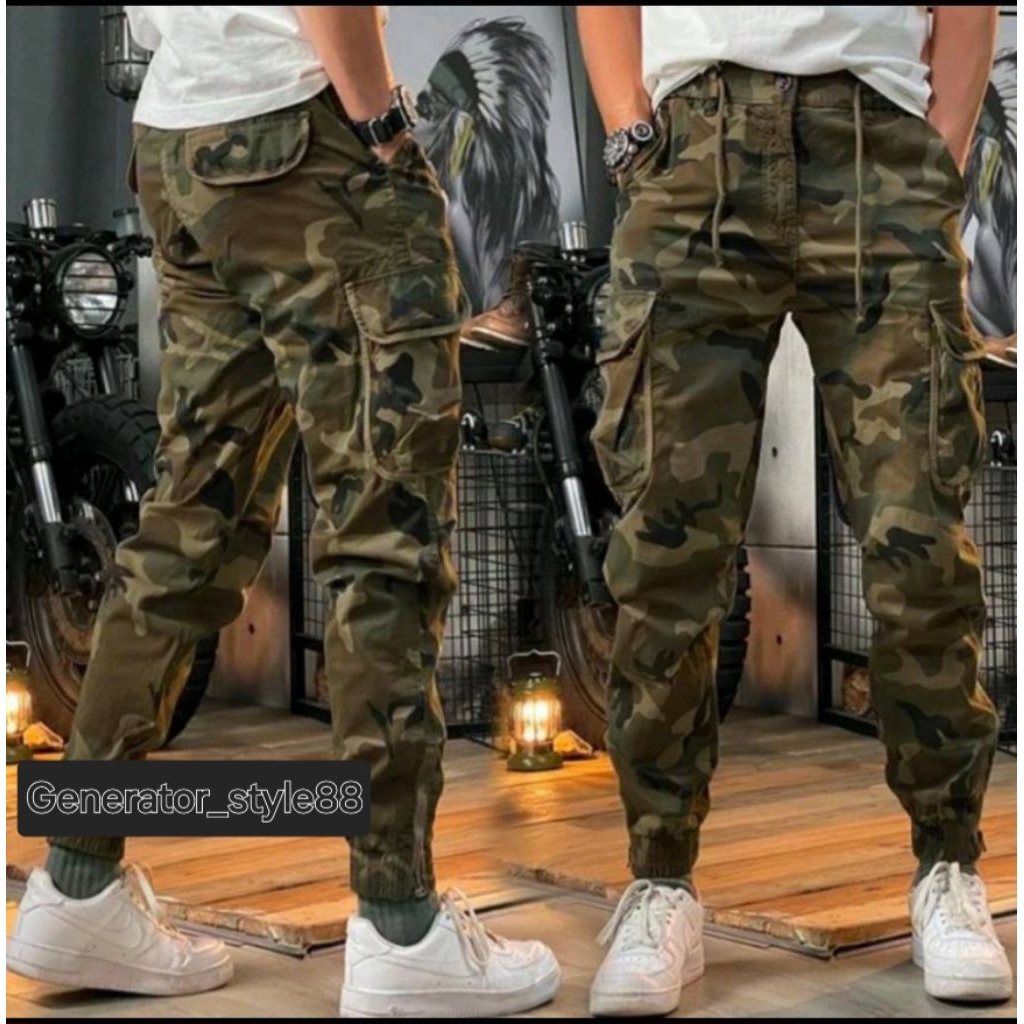 Celana Loreng Cargo Pria Wanita Celana Camo Loreng Army / Celana Panjang Best Seller Celana Cargo Pa