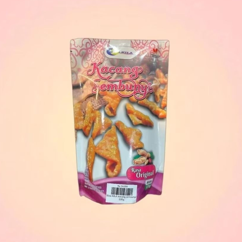 

KACANG SEMBUNYI RASA ORIGINAL ELZA KILA CEMILAN ENAK ASIN GURIH MANIS