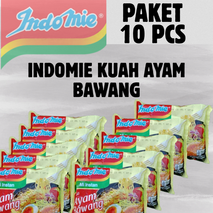 

PAKET 10PCS INDOMIE KUAH AYAM BAWANG