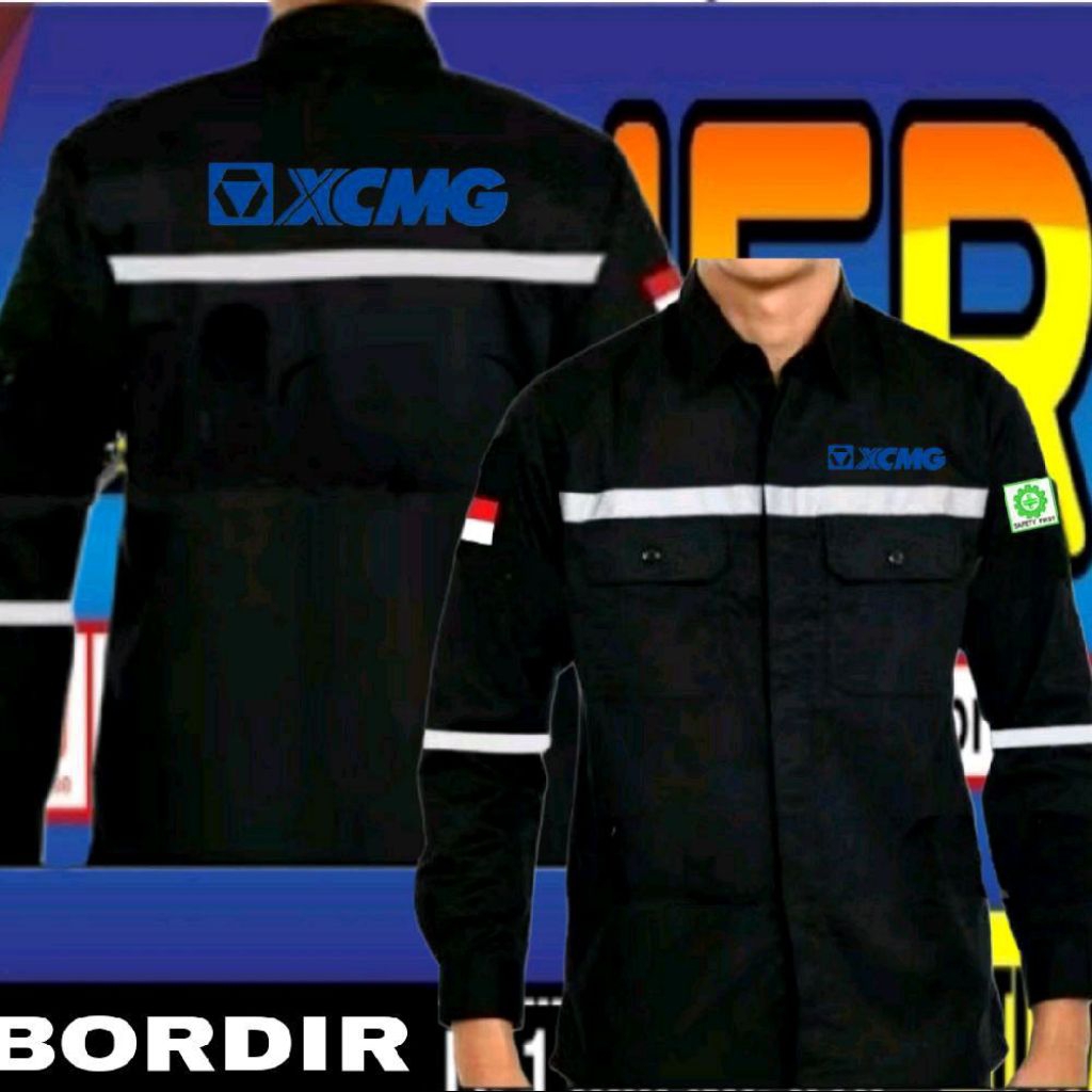 wearpack XCMG kemeja XCMG baju XCMG seragam XCMG Pdh XCMG Pdl XCMG baju kerja XCMG seragam kerja XCM