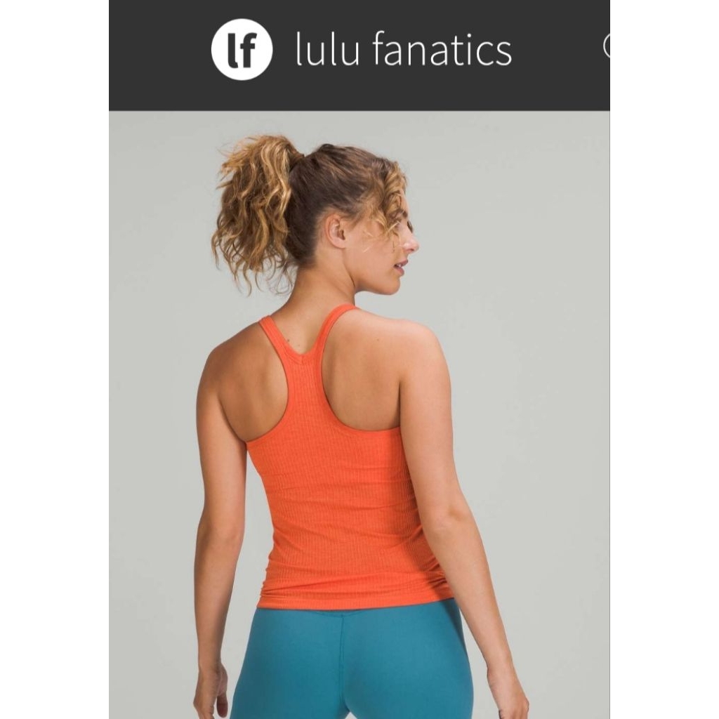 lululemon tanktop bra sport sz M