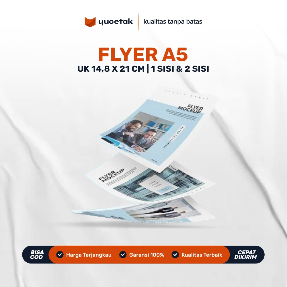 

Yucetak - CETAK BROSUR A5 TERMURAH || CUSTOM BROSUR A5 || CETAK FLYER A5 / BROSUR 1 RIM