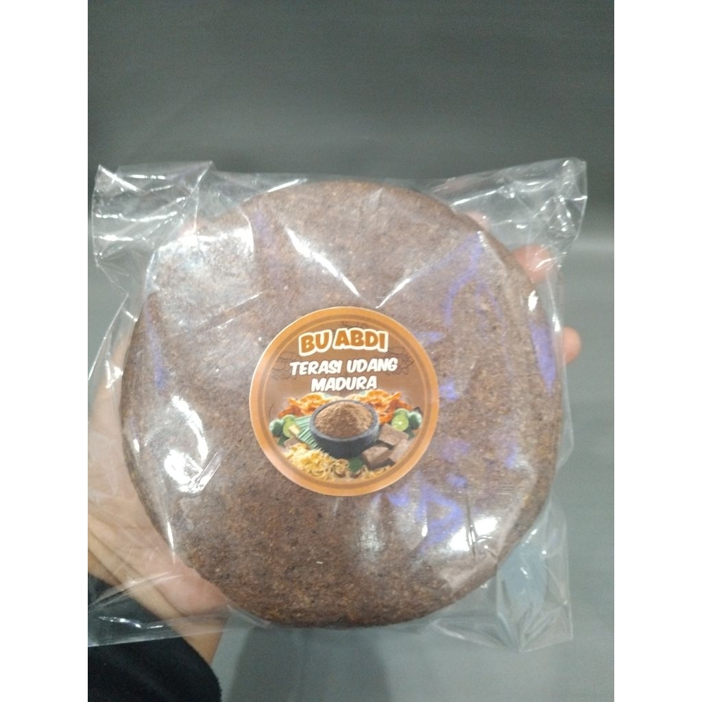 

Terasi Udang Tradisional Madura - 100% Asli Tanpa Pengawet Dan Harum Alami Tersedia Berbagai Ukuran 500gr