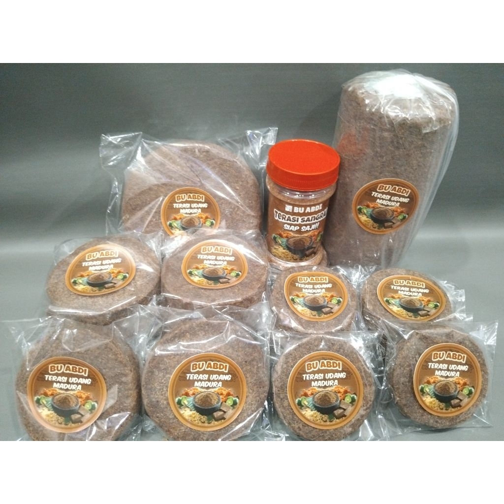 

Terasi Udang Tradisional Madura - 100% Asli Tanpa Pengawet Dan Harum Alami Tersedia Berbagai Ukuran