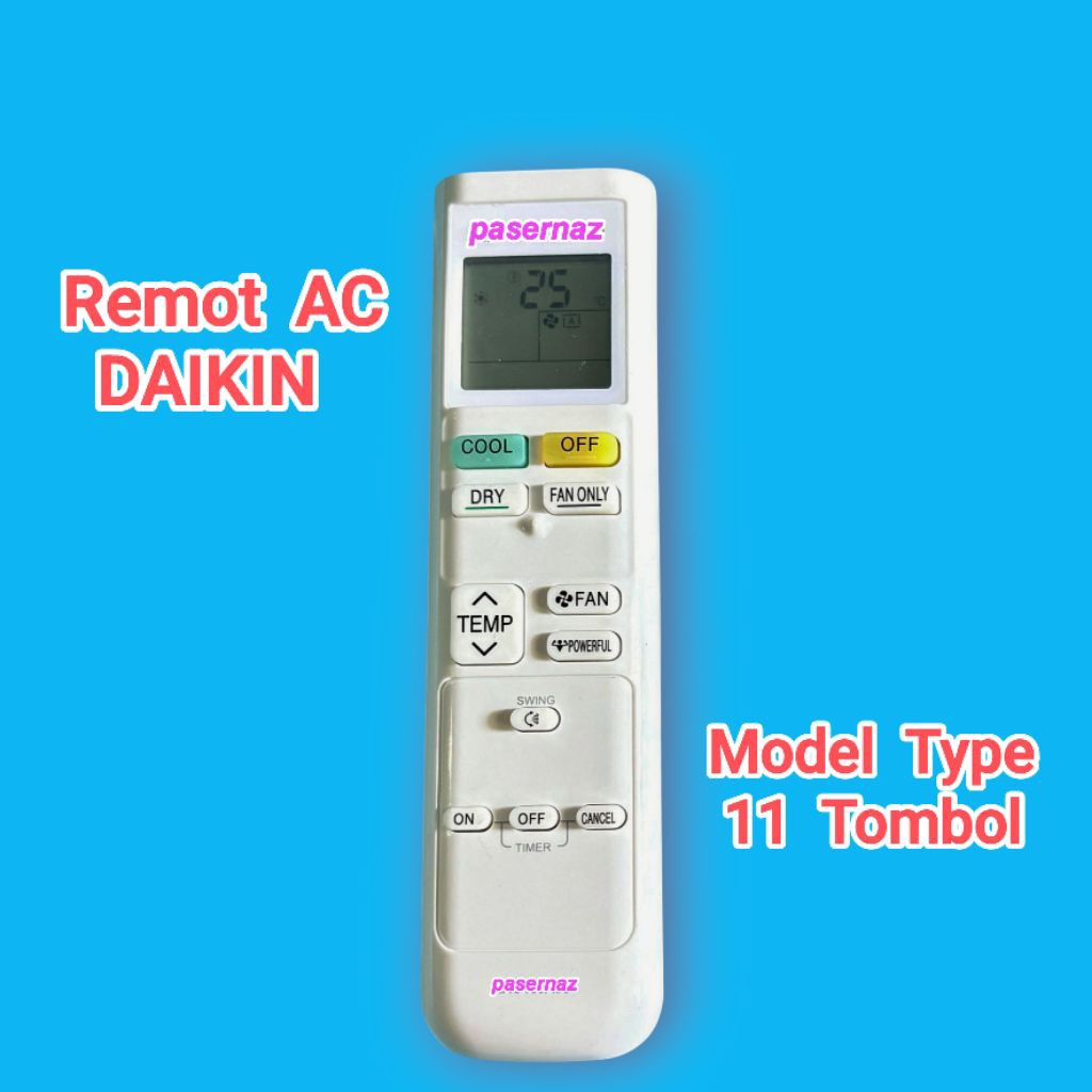AC DAIKIN | Remot AC DAIKIN | Remot AC DAIKIN Type Thailand | Remot AC DAIKIN Inverter | Remot AC | 