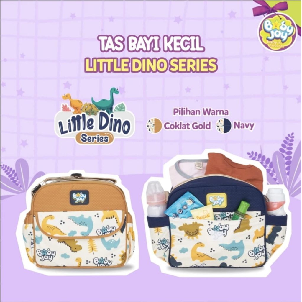Tas Bayi Kecil Baby Joy Little Dino Series-KHAKI