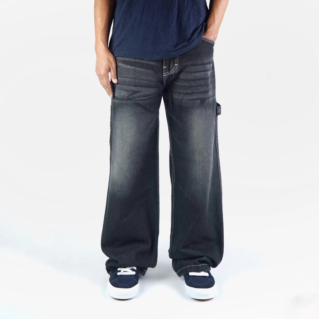 Celana Panjang Carpenter Whisker Korean Style Skaters Basic Denim