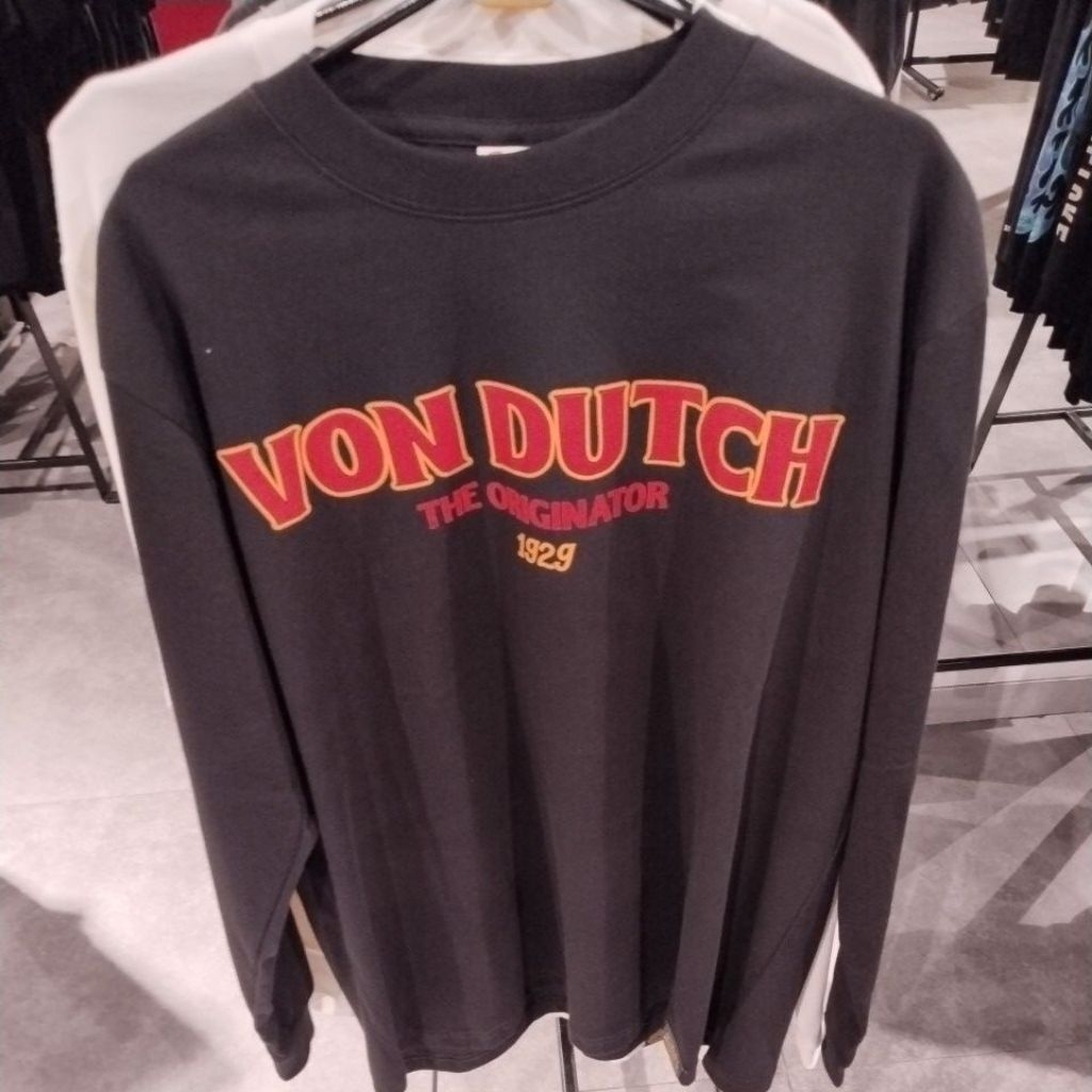 Kaos von Dutch original long sleeve black