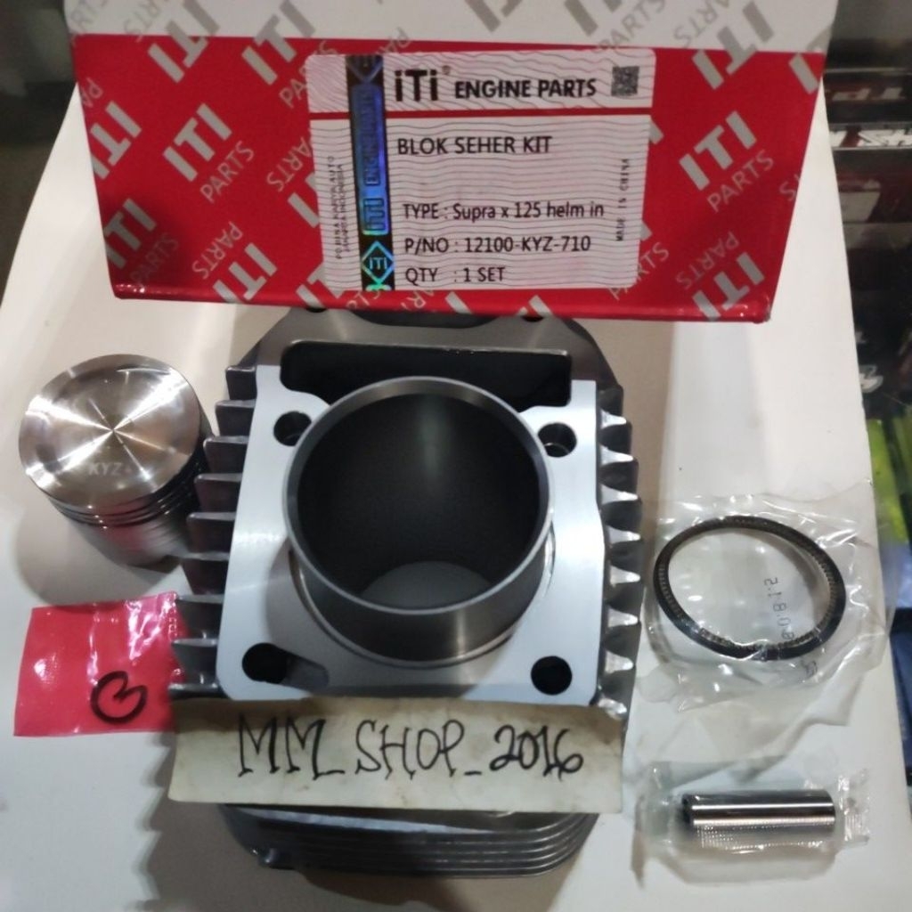 BLOK BORING SEHER SET SUPRA X 125 HELM IN ITI