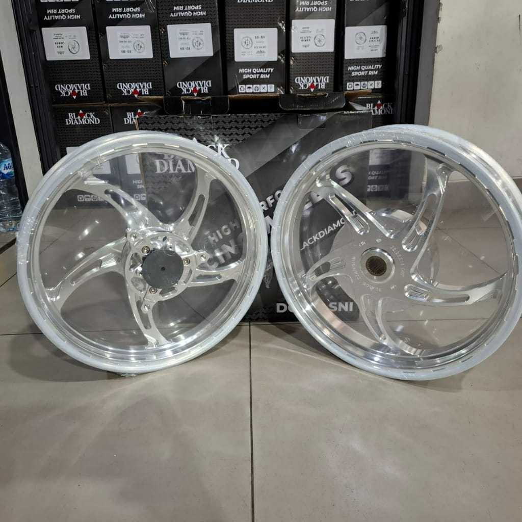 Velg Black DIamond Aerox OLD NEW Chrome Model New Speed Bintang Laut K Speed King Speed