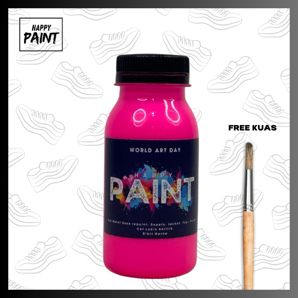 Cat Sepatu Kanvas Anti Luntur Permanent Waterbased Untuk Topi/Sepatu/Tas