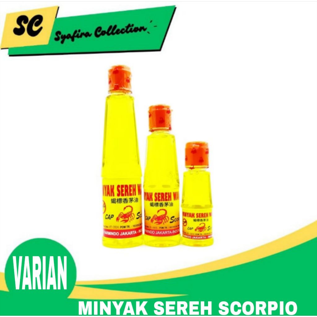 Minyak Sereh  Wangi Cap Scorpio / Minyak Sereh Scorpio