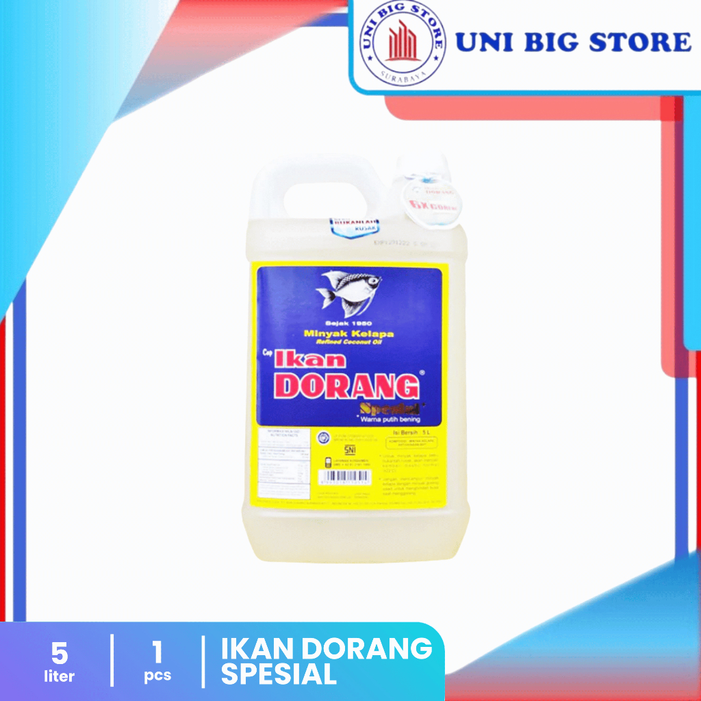 

Minyak Goreng IKAN DORANG SPESIAL 5 Liter - Fried Oil Ikan Dorang Special