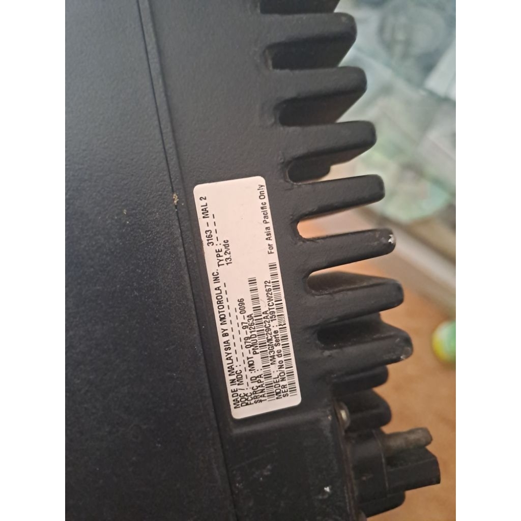 MOTOROLA GM300 VHF KONDISI HIDUP BUAT KANIBALAN RIG MOTOROLA GM 300 VHF