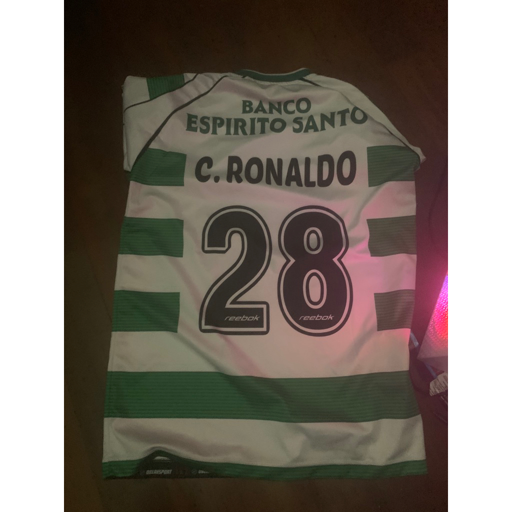 jersey ronaldo sporting lisbon size L