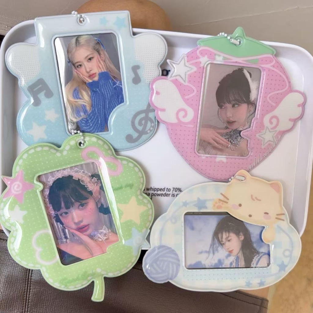 

Cahol PVC cardholder gantungan foto cute gantungan pvc lucu tempat penyimpanan photocard kpop cpop cute