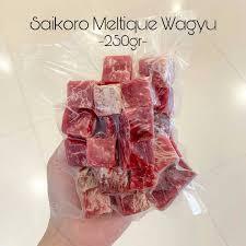 

Saikoro Beef Wagyu Cubes Steak 250gr