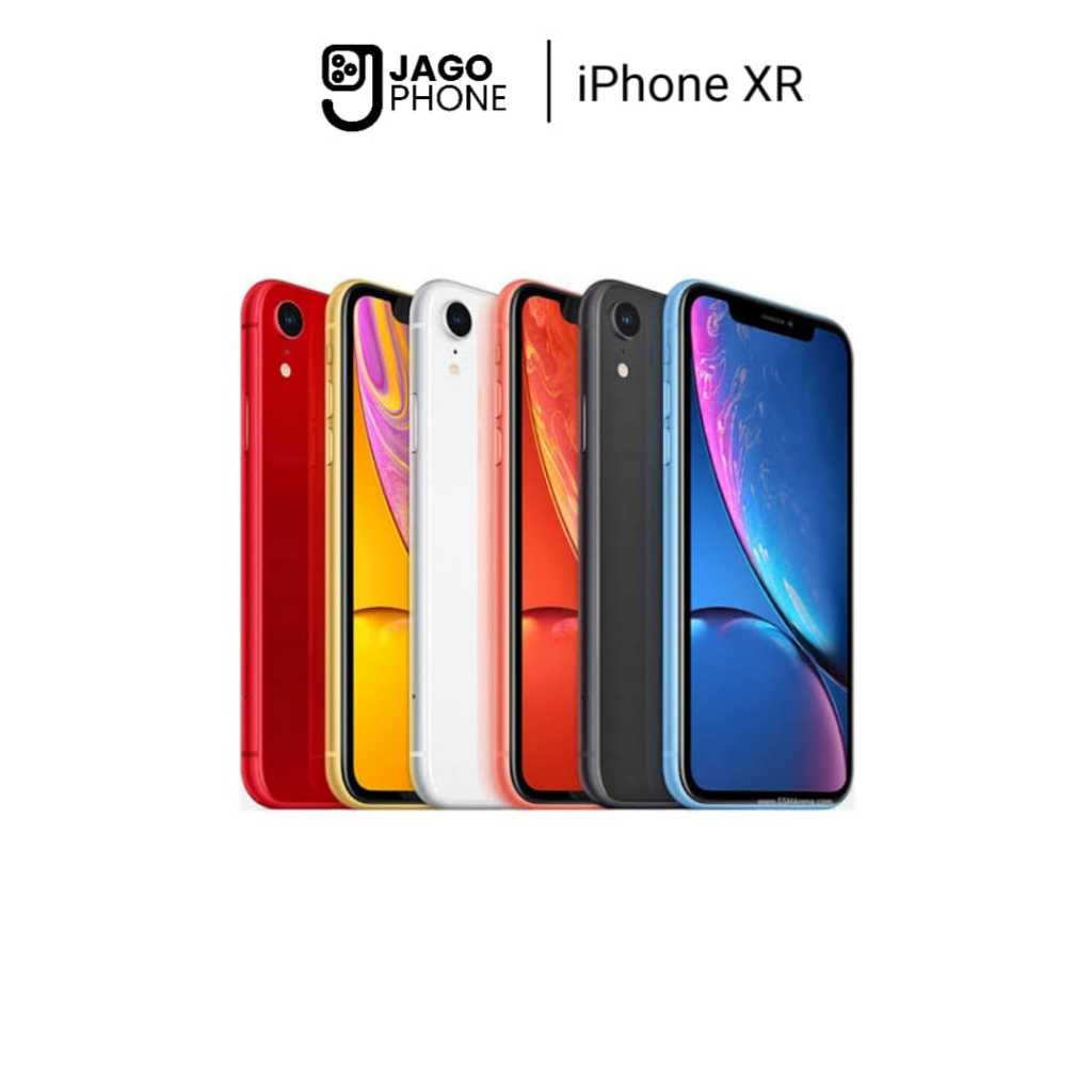 Iphone Apple XR Original 98% Mulus 64/128/256GB || Iphone XR Bergaransi Internasional 98% Mulus
