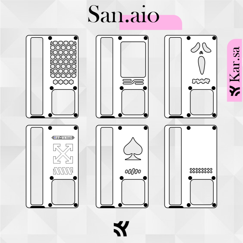 

akrilik pelindung san custom bening karsa