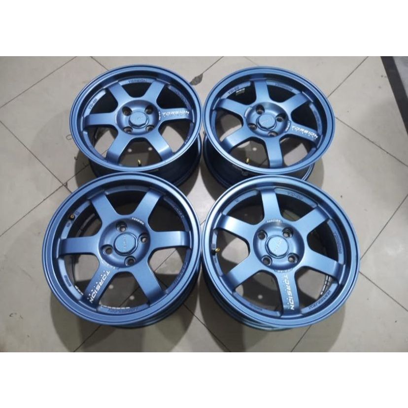VELG MOBIL BEKAS TE37 R15 CALYA SIGRA BRIO JAZZ YARIS VIOS CITY MOBILIO SOLUNA DLL