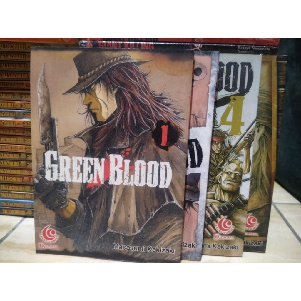 Komik Green Blood 1,2,4,5 tamat