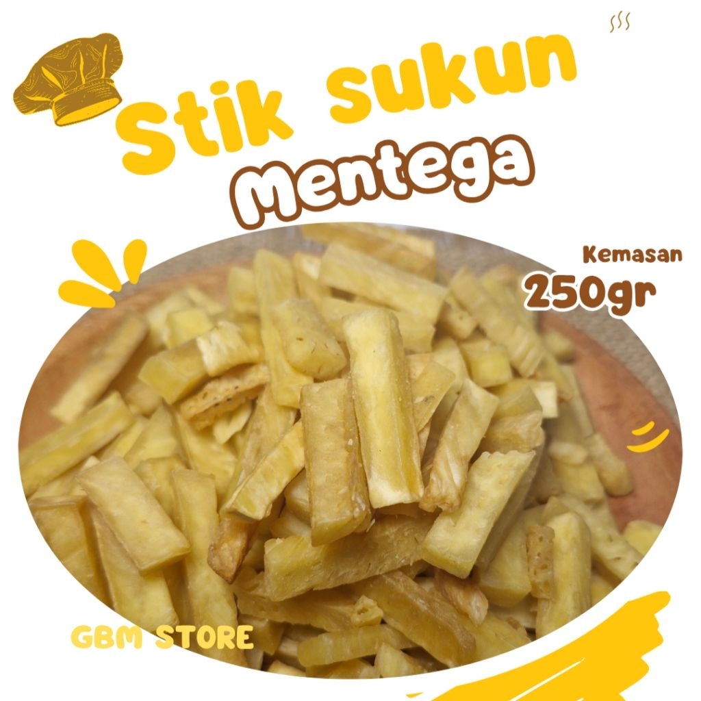 

Stik Sukun Mentega Premium Keripik Sukun Mentega 250gr