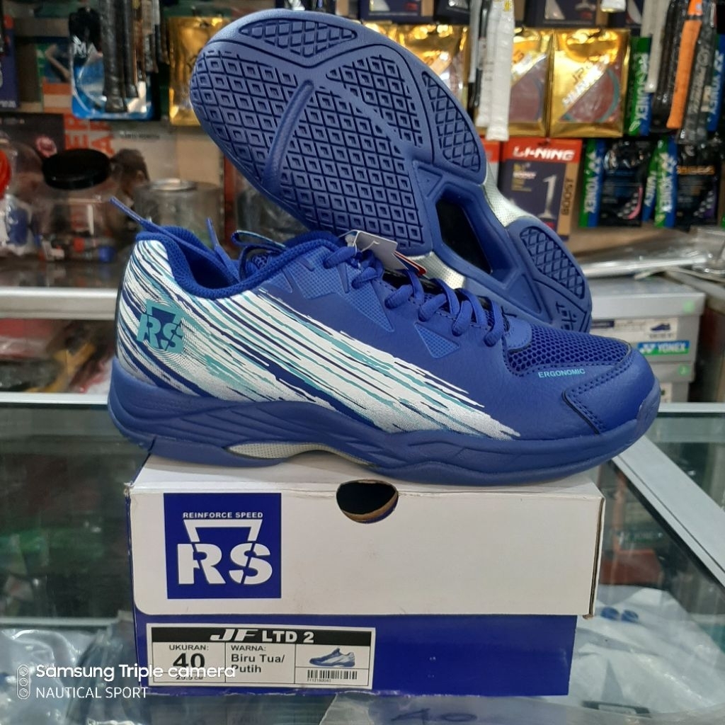 Sepatu Badminton Rs JF LTD 2 100 % Original