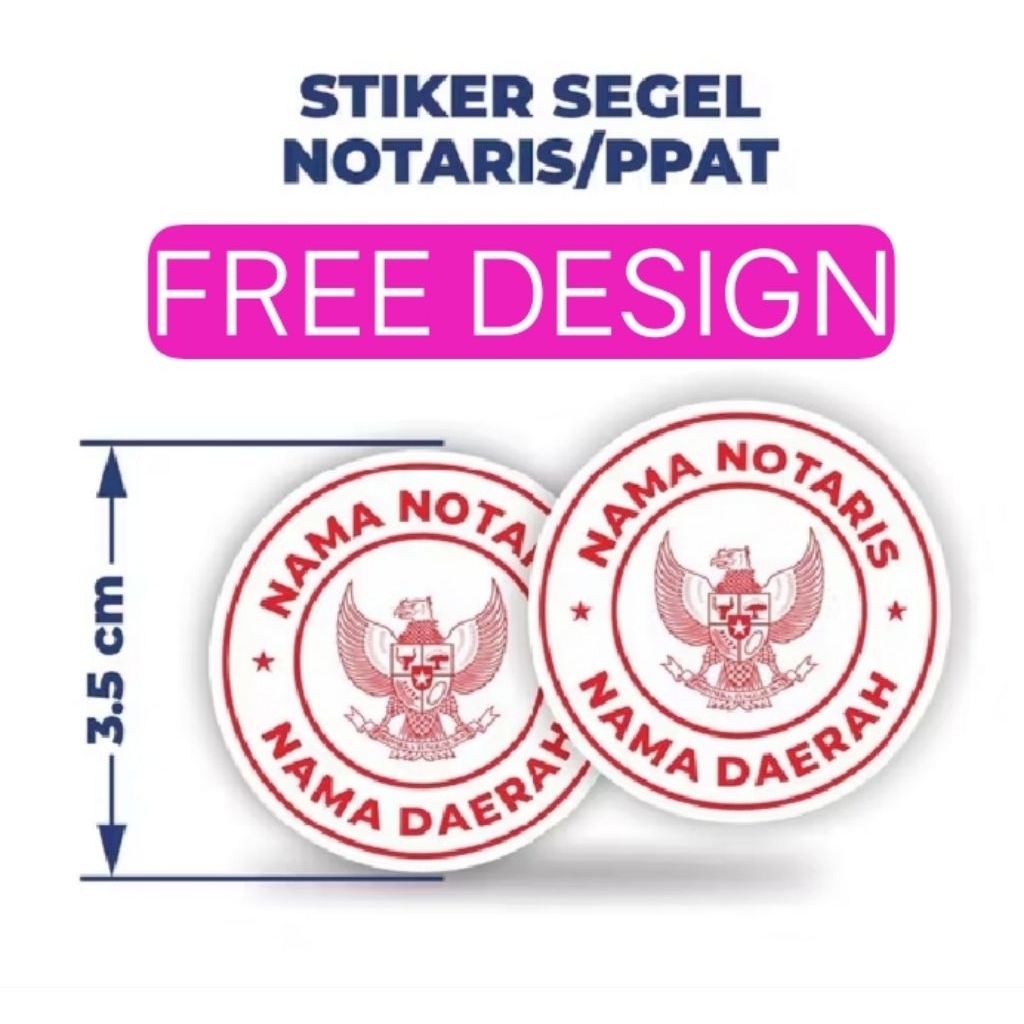 

Stiker Segel Notaris